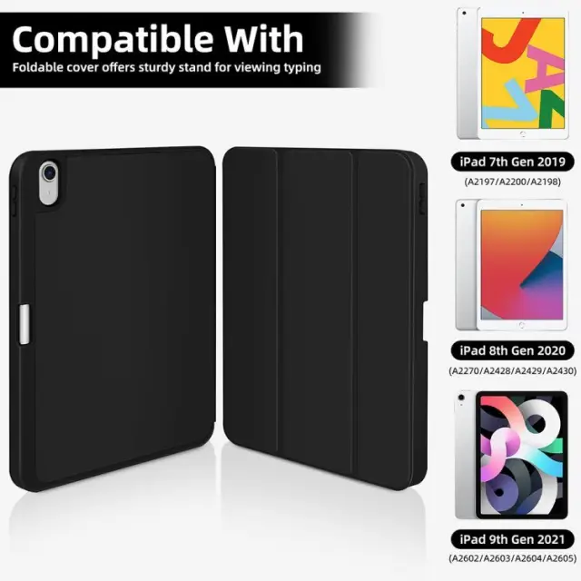 Tri-Fold Θήκη με Υποδοχή για Pen για iPad 10.9/ iPad 11 (2025)- Black OEM 2