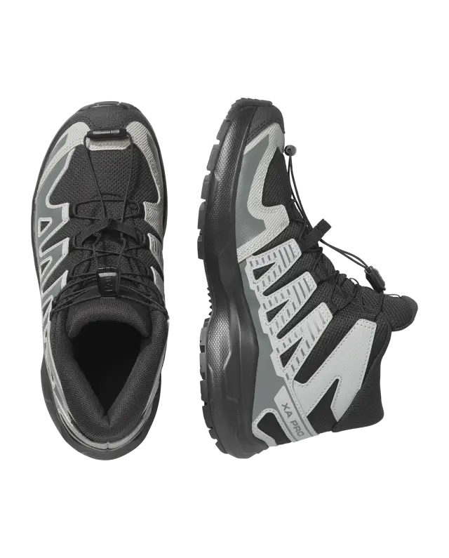 Salomon Kids XA Pro Mid Waterproof Μαύρο - Γκρι 493030 (Salomon) 2