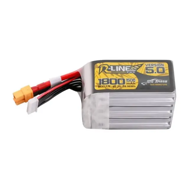 Lipo Tattu R-Line Version 5.0 1800mAh 22.2V 150C 6S XT60