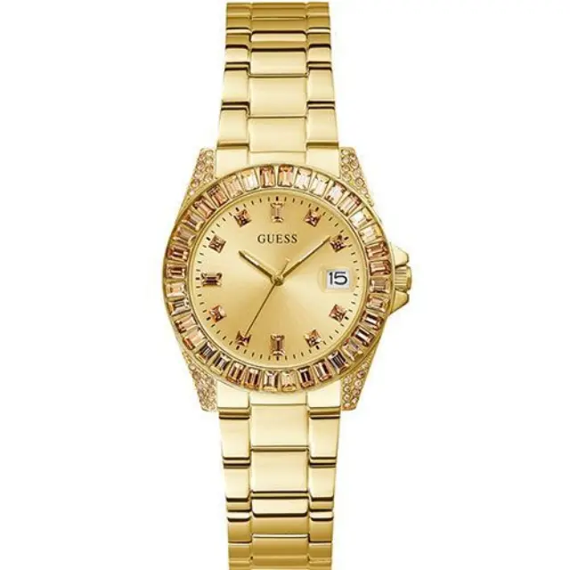 GUESS Opalina Crystals Gold Stainless Steel Bracelet GW0475L1