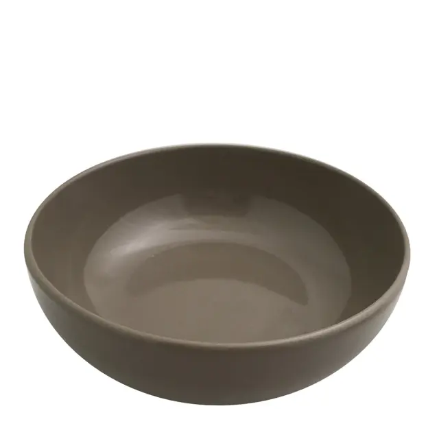 Μπολ Σαλάτας Κεραμικό KERA Καφέ 20cm