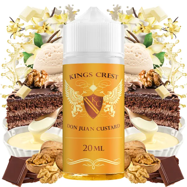 Kings Crest Don Juan Custard 20ml/120ml FS