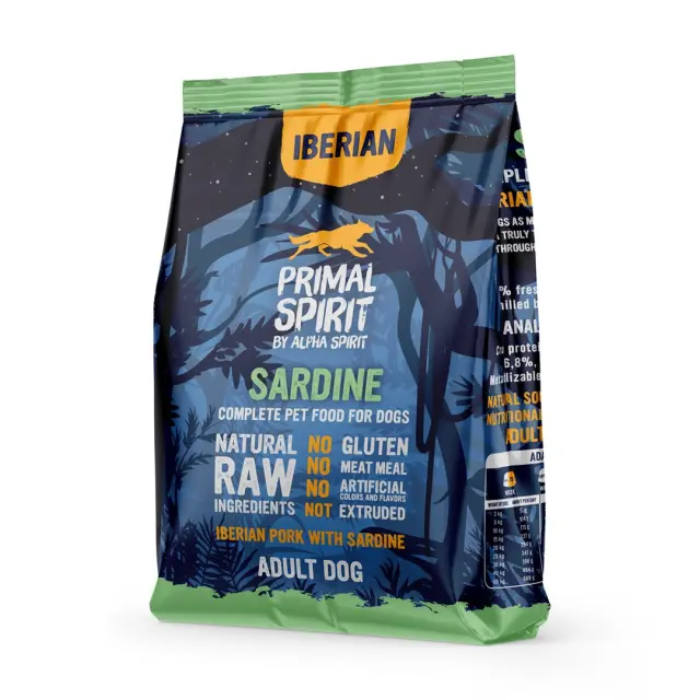 PRIMAL SPIRIT Iberian Sardine &ndash; semi-moist dog food &ndash; 1 kg