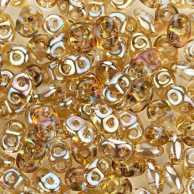 Χάντρα MiniDuo - Crystal Celsian 2x4mm ~7gr