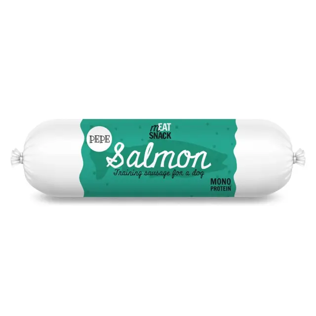 PAKA ZWIERZAKA Pepe Sausage Salmon - dog treat - 200g