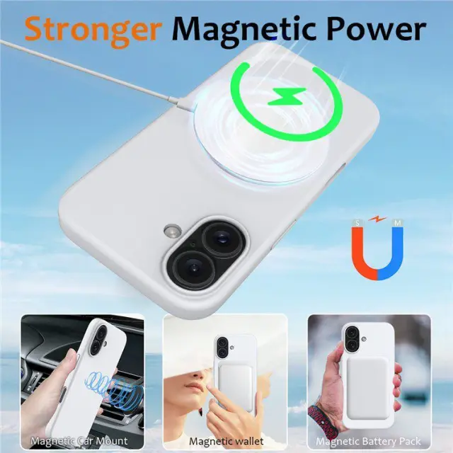 MagSafe Θήκη για iPhone 16 Plus- White OEM 2