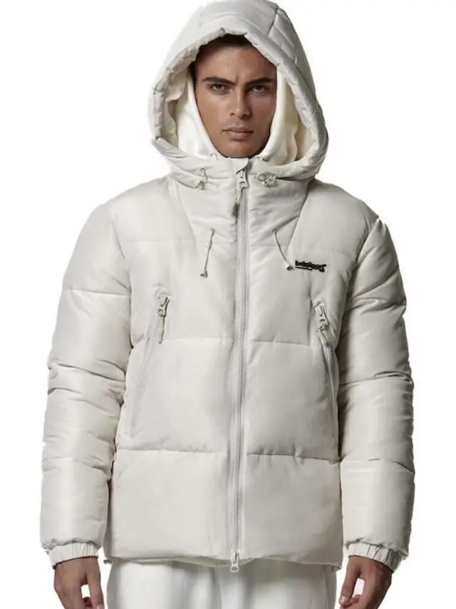 Body Action Puffer Jacket Ανδρικό Μπουφάν Sand Beige - L