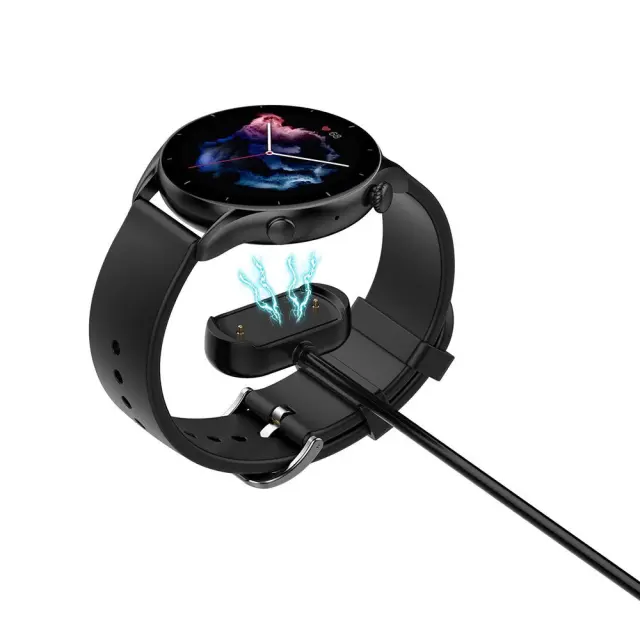 Techsuit® Φορτιστής για Amazfit Cheetah/Pro/T-Rex Ultra/T-Rex 2/GTR4/GTS4 - Black 2