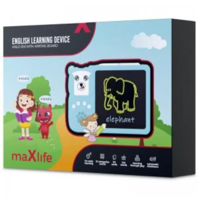 Συσκευή Εκμάθησης Αγγλικών Maxlife MXLD-300 για Παιδιά με Ηλεκτρονικό Σημειωματάριο Μπλε N71861 2