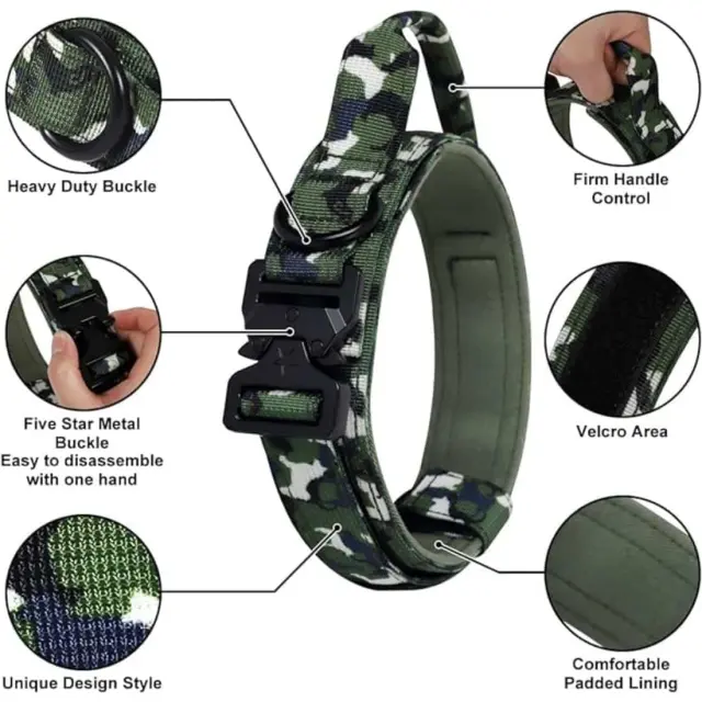 Κολάρο Σκύλου με χειρολαβή/Παραλλαγής - 50-62cm 2