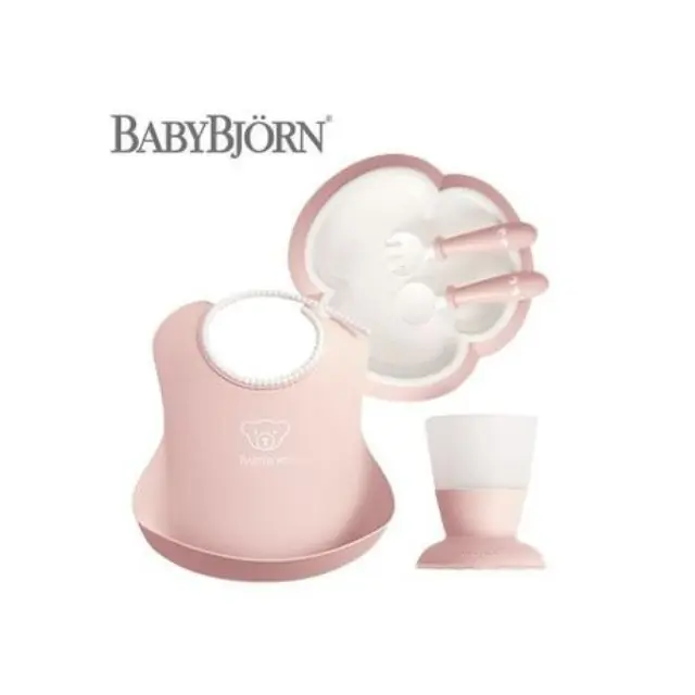 BABYBJÖRN Baby Dinner Set Powder pink 7317680700643 2
