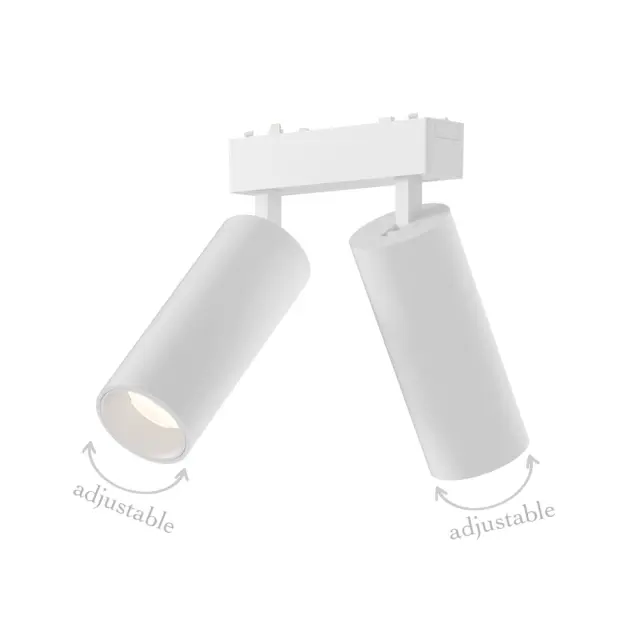 InLight Φωτιστικό LED 2x9W 3CCT για Ultra-Thin μαγνητική ράγα σε λευκή απόχρωση D:16cmX4,4cm (T05205-WH) 3