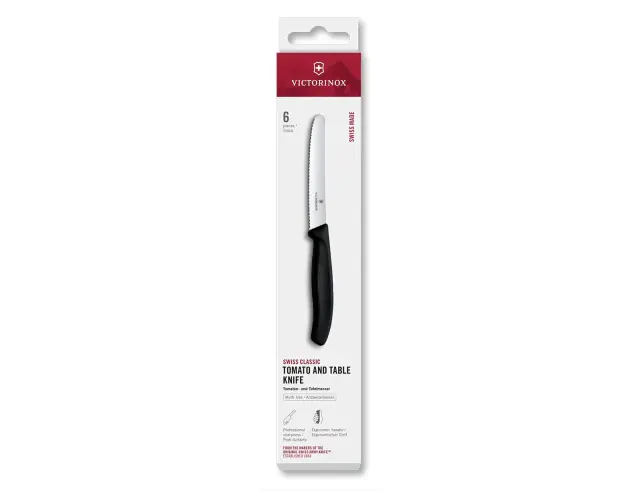 Σετ Μαχαίρια Γενικής Χρήσης Victorinox Swiss Classic με μήκος λεπίδας 11cm - Black - 6 τεμάχια6.7833.6 2