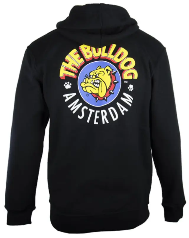 The Bulldog Amsterdam Φούτερ Original Zoodie με Φερμουάρ - Black - XLarge 2