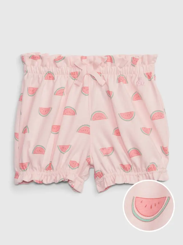 Ροζ Βρεφικό 100% Οργανικό Βαμβάκι Mix and Match Pull-On Σορτς pink cameo - 18-24M