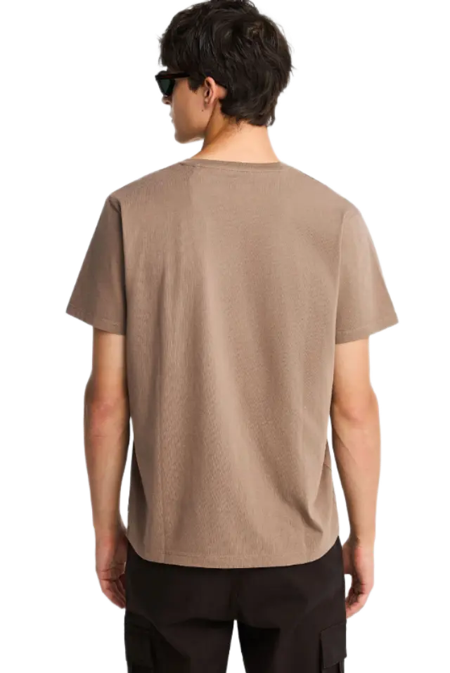 FunkyBuddha ανδρικό μονόχρωμο t-shirt FBM014-001-04-6 2