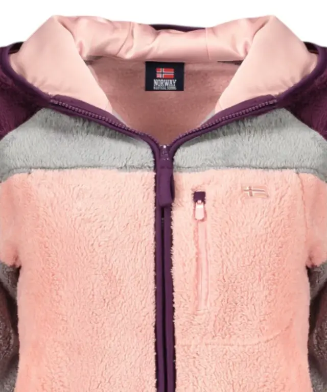 Norway Nautical School - Γυναικεία Ζακέτα Φούτερ Fleece 849904-ROSANTI Ροζ - XL 3