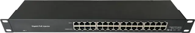 Conexpro passive Gigabit PoE rackmount panel, 16 ports