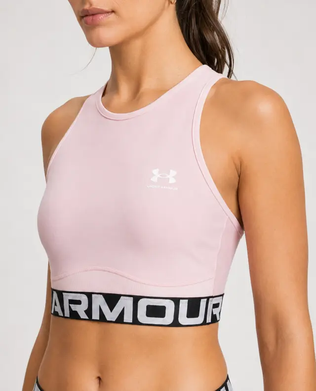 Under Armour Γυναικείο Top Αμάνικο HeatGear Rib Tank Ροζ - XS 3