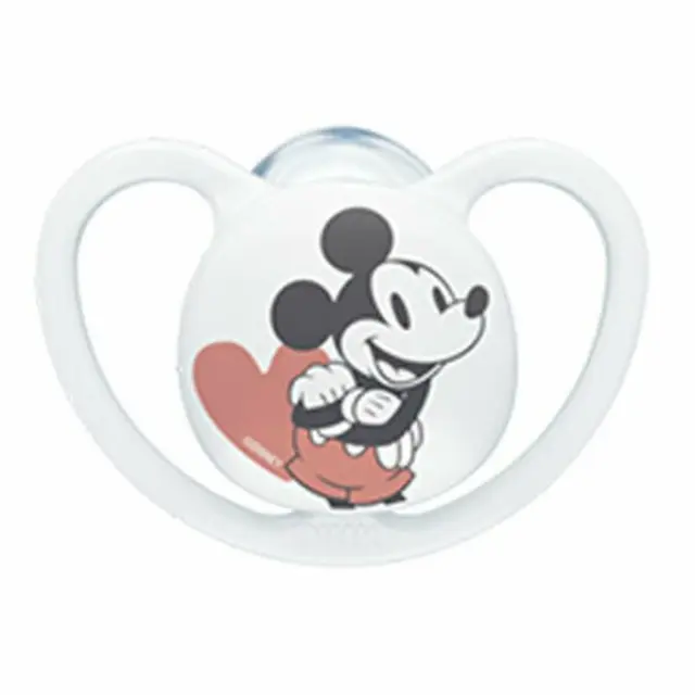 NUK Πιπίλα Σιλικόνης 18-36 Μηνών Space Mickey White 10739747