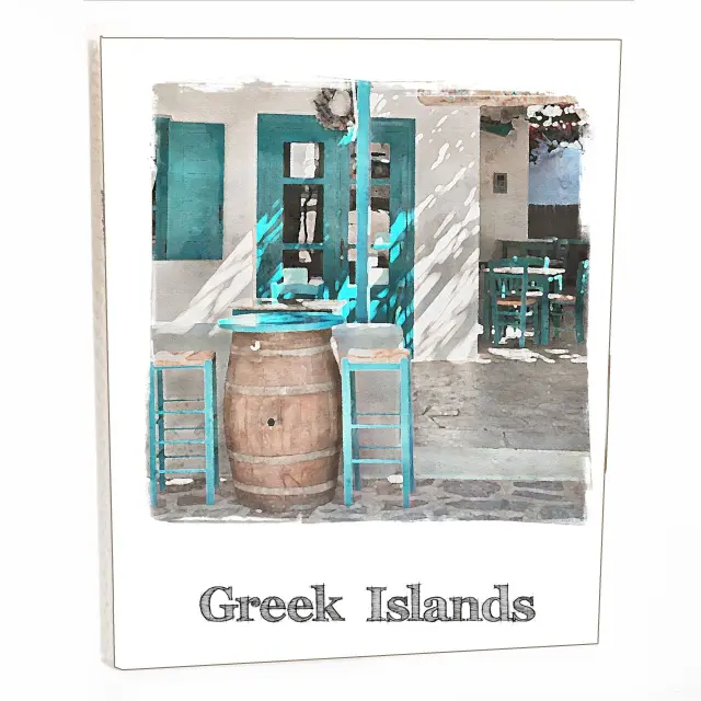 Άλμπουμ pocket με θήκες για 36 φωτογραφίες 10Χ15 Greek Islands 01