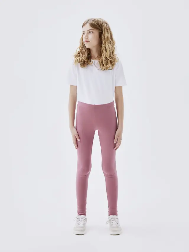 Name It Κολάν κοριτσίστικο πλεκτό Ροζ NKFVIVIAN LEGGING NOOS - 13180124