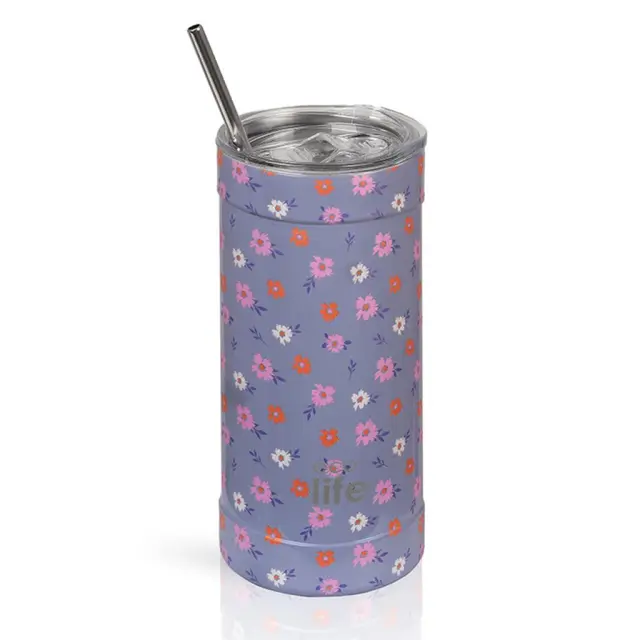 Ποτήρι Θερμός Flower Bloom Coffee Thermos 500ml / 33-BO-4182 (Ecolife)