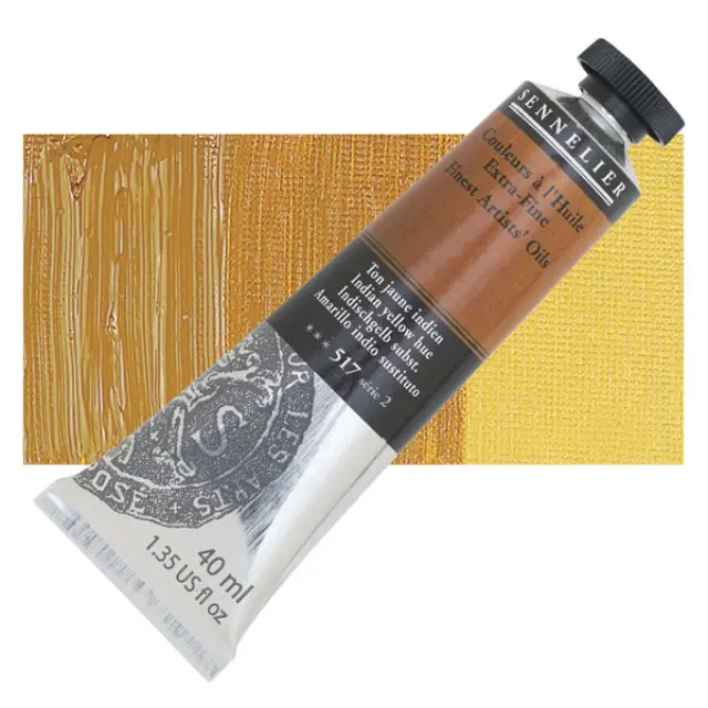 Sennelier Λάδι Finest Artists Oil 517 Indian Yellow Hue - 40ml