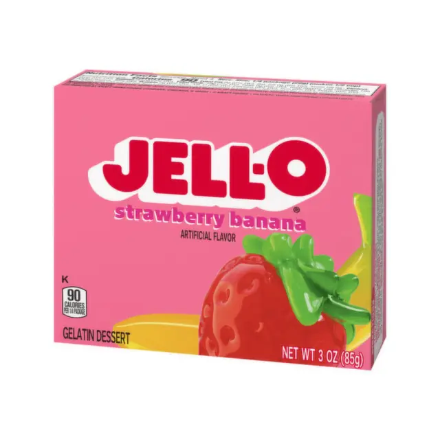 Jell-O Gelatin Strawberry Banana 85gr