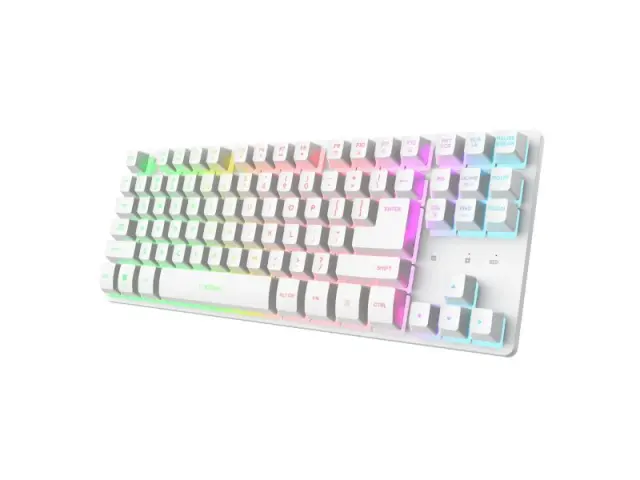 Trust Gaming Keyboard GXT831W Thado TKL White US (26083) 2