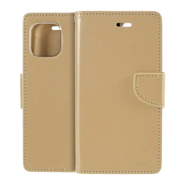 Θήκη Book Goospery Bravo Diary για Apple iPhone 12 Pro Max Χρυσό