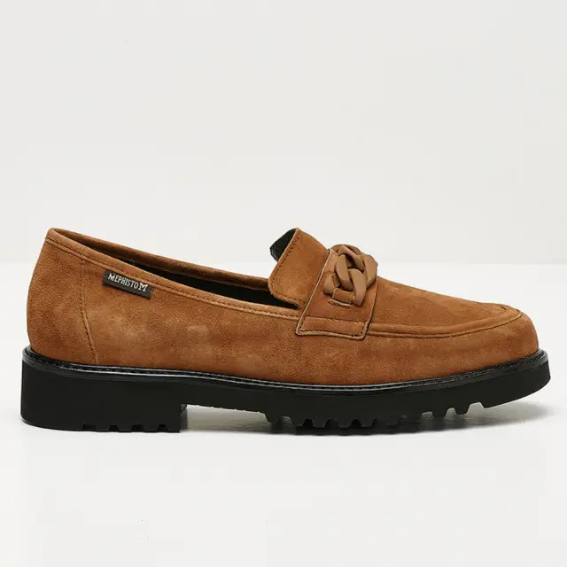 Mephisto Μοκασίνια-Loafers Γυναικείο δέρμα suede Καφέ MEP/SALKA HAZELNUT