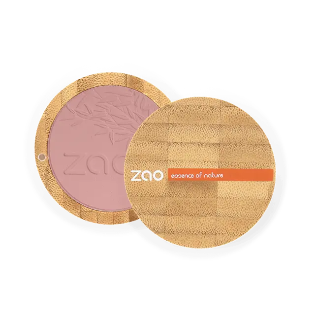 Zao Organic Compact Blush – Βιολογικό compact ρουζ με φυσικό, φωτεινό αποτέλεσμα - Zao 323 Dark Purple