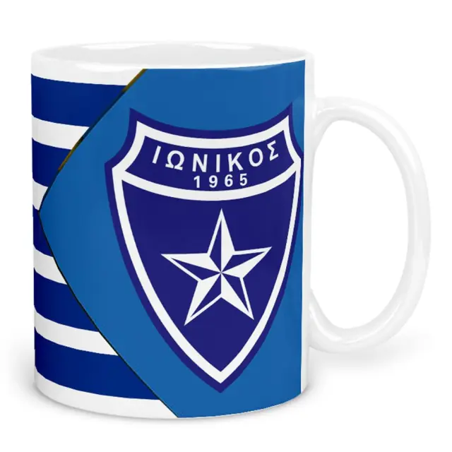 Kούπα κεραμική , ομάδες , ΙΩΝΙΚΟΣ , Με συσκευασία για δώρο 3