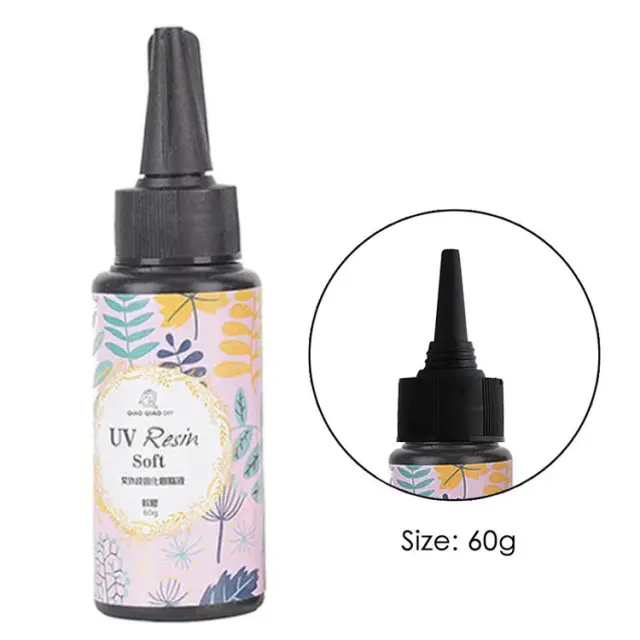 Διάφανη UV Ρητίνη, Soft - 60gr