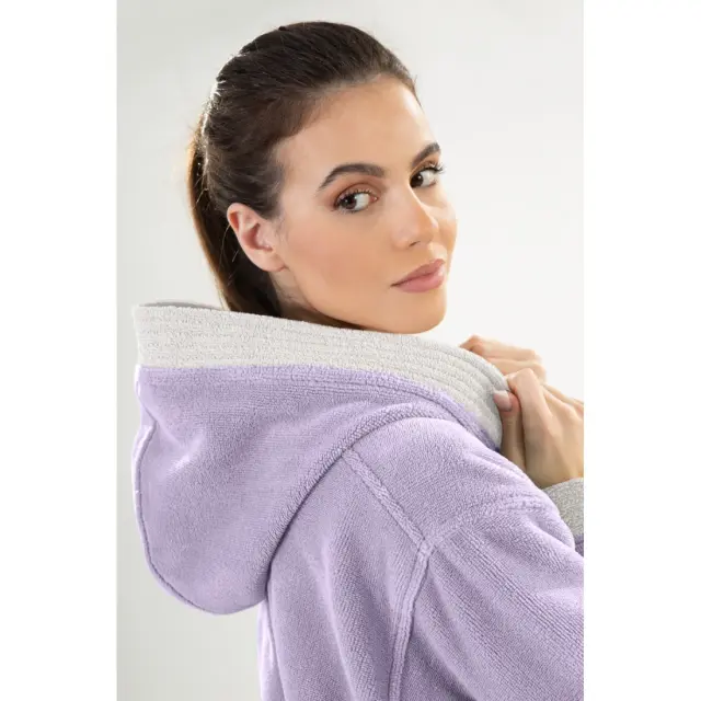 Μπουρνούζι Guy Laroche Monogram Lavender X.Large 3