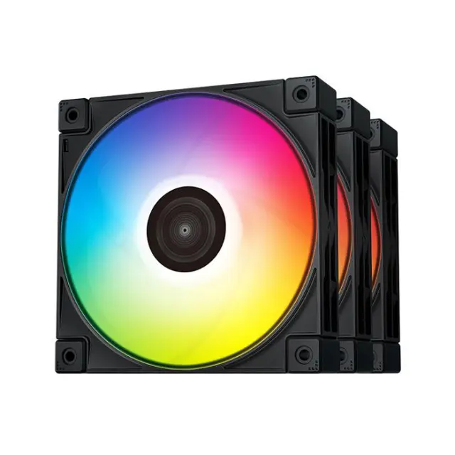 3 Aνεμιστήρες 120mm, με Addressable RGB LED σύστημα φωτισμού.