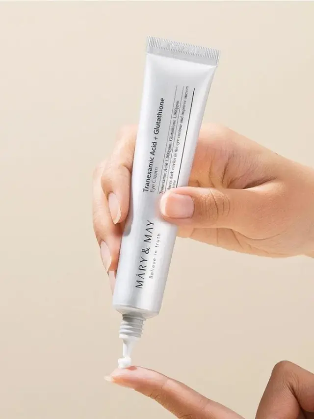 Mary & May Tranexamic Acid + Glutathione - Κρέμα Ματιών κατά των Μαύρων Κύκλων με Βιταμίνη C, 30ml 2