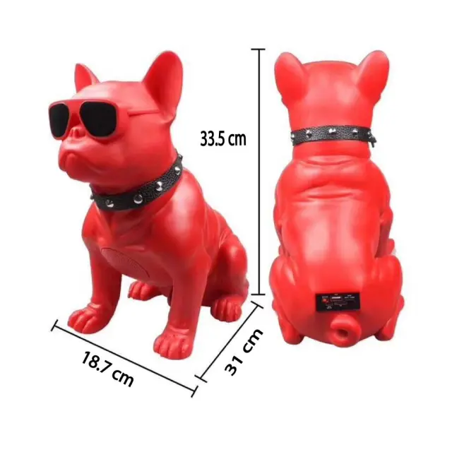Bluetooth Ηχείο Bulldog Z13 BT Loudspeaker Red 3