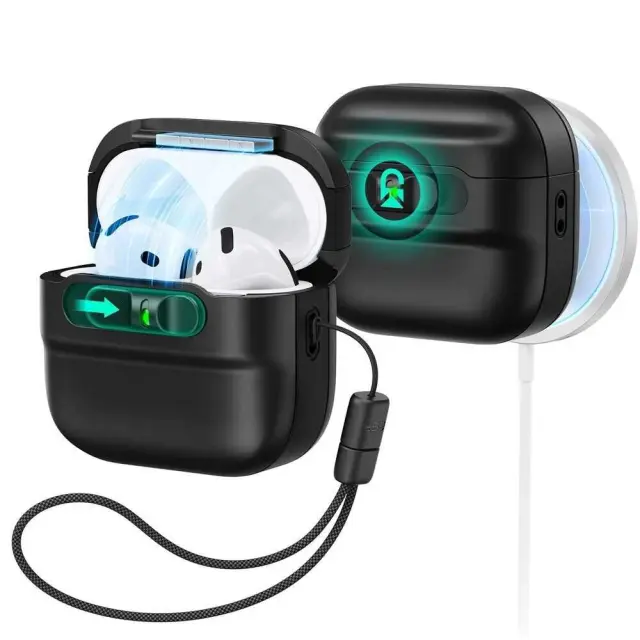 Esr Pulse Halolock Magsafe Apple Airpods 4 / 5 Black