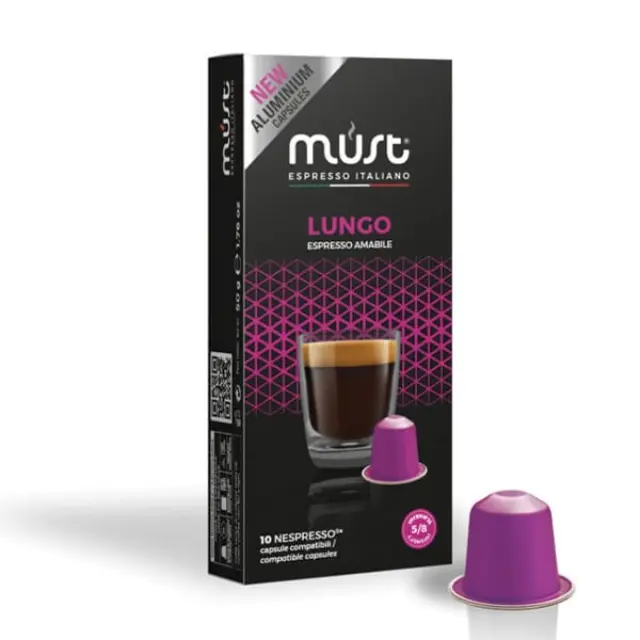 Must Lungo Aluminium 10 τμχ | Nespresso