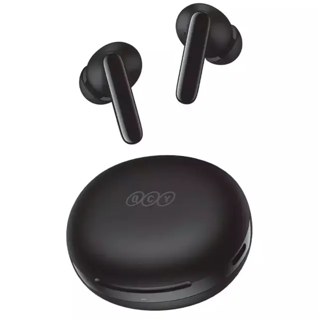 QCY T13 ANC 2 BLACK – TWS 28DB ACTIVE NOISE CANCELING 10MM DRIVERS, BT 5.3 30 HOURS TRUE WIRELESS