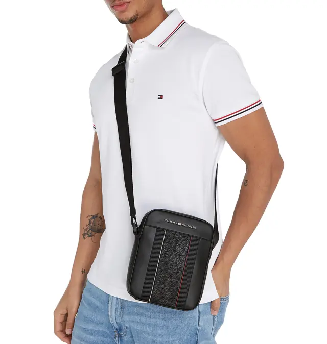 Τσαντάκι TOMMY HILFIGER TH Mixed Reporter 13300 Black 2