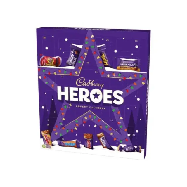 Cadbury Heroes Advent Calendar 230gr (ΠΡΟΣΟΧΗ! Λιώνει!)