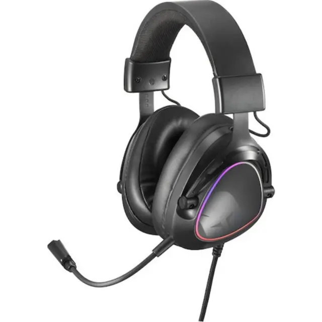 Spartan Gear - Erato Wired Headset (compatible with PC, PS4,PS5, xboxone, switch, switch 2) Black)