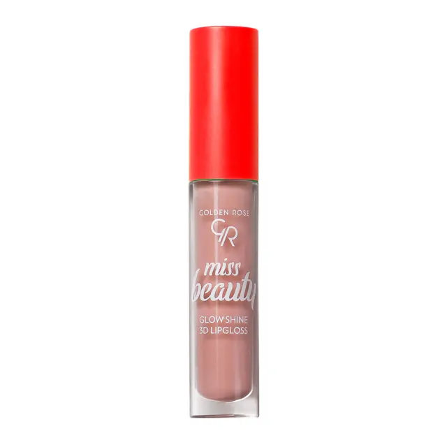Miss Beauty Glow Shine 3D Lipgloss GR 4.5ml 01 Nude Chic
