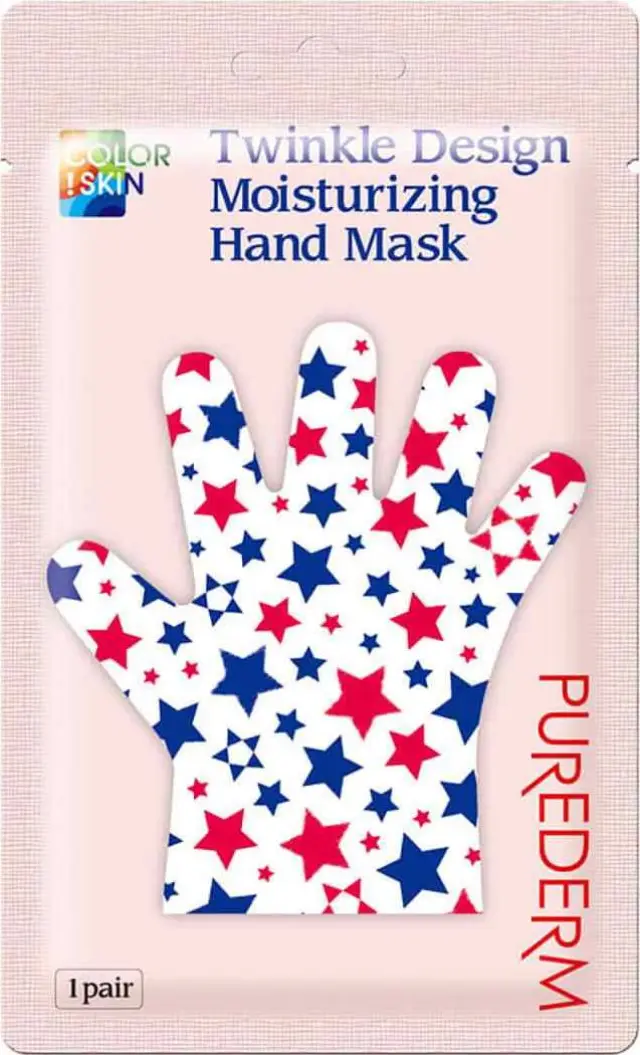 Purederm Color!Skin Twinkle Design Moisturizing Hand Mask Μάσκα Χεριών Για Ενυδάτωση 1 Ζεύγος