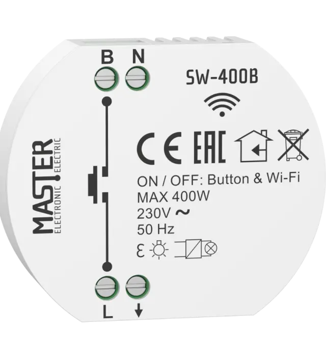 SW-400B ΔΙΑΚΟΠΤΗΣ ΚΥΤΙΟΥ 230V/400W (Wi-Fi) MASTER ELECTRIC