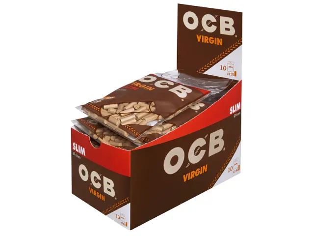 OCB Φιλτράκια Virgin Organic Hemp 120 - Slim 3