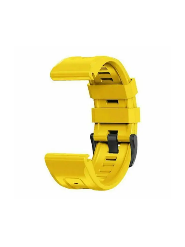 Tech-Protect® Iconband Λουράκι Σιλικόνης για Garmin Fenix 5/6/6 Pro/7/8/9 (47mm)- Yellow 2